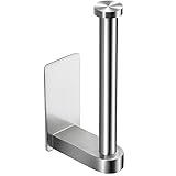 YIGII Self Adhesive Toilet Paper Holder - Bathroom Toilet Paper Holder Stand no Drilling Stainless Steel Brushed
