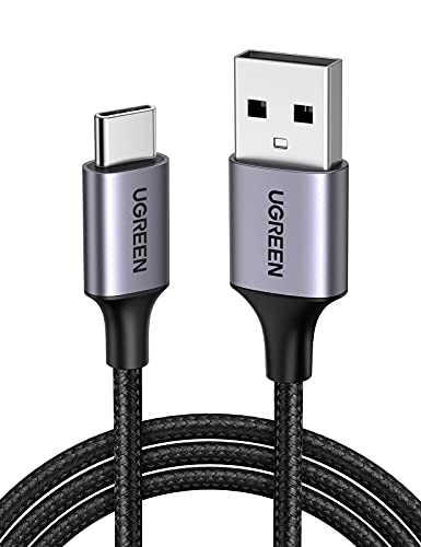 UGREEN USB A to USB C Cable, Type C Fast Charger Cable Compatible with iPhone 15/15 Plus/15 Pro/Samsung Galaxy S10 S10+/S9/S8/GoPro Hero 7 5 6 PS5 Controller Switch LG G8 G7 etc. 3.3FT