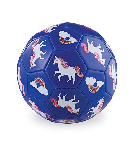 Crocodile Creek - Rainbow Unicorn - Kids Soccer Ball, 7" Size 3, 1 EA