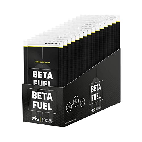 SCIENCE IN SPORT Beta Fuel, Maximum Endurance Carbohydrate Energy Drink, 80g Carbohydrates, Isotonic Sports Drink Powder, Cycling Fuel, Vegan, Gluten-Free, Lemon & Lime - 12 Pack
