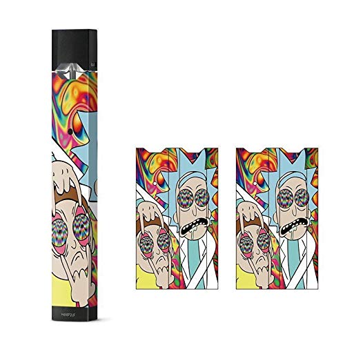 Book Cover Compatible with A Juul Skin| Juul Decal | Juul Wrap | Juul Rick(Juul Skin wrap| Protective Skin forJUUL| juul wrap Sticker | Juul Stickers)