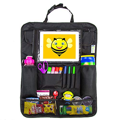 Beloved Belongings Backseat Car Organizer | Car Organizer Back Seat Protector With 12 Compartments Plus ipad Holder | Used As Car Back seat Organizer, Car Seat Organizer, Car Organizer For Kids
