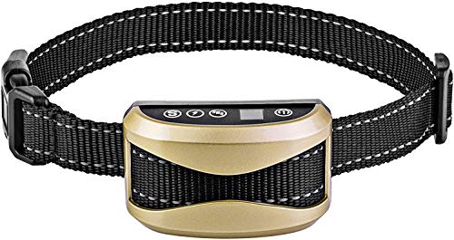 Dog Bark Collar, 2018 Upgraded Humane Dog Bark Collar with 7 Sensitivity & 3 Modes, Beep Vibration & Safe Shock for Small Medium Large Different Sizes