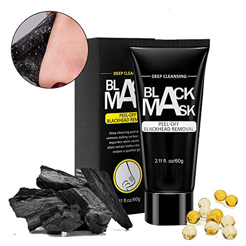 Maksuzee Blackhead Remover Mask, Blackhead Peel Off Mask for Purifying Face and Nose 2.11fl.oz/60gram