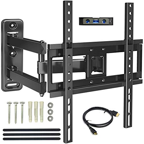 Everstone TV Wall Mount Bracket Fit Most 26"-55" TVs with 17" Tilting Swivel Extension Arm