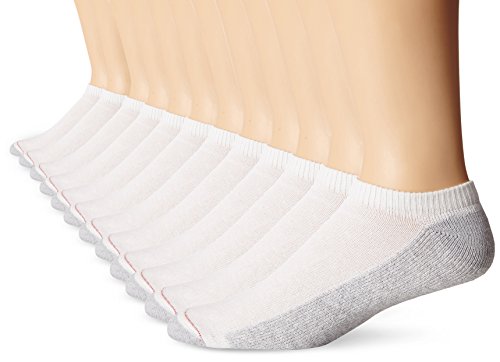 Hanes mens Freshiqâ„¢ No-show Socks, 12 Pack