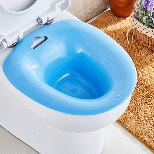 Sitz Baths Over The Toilet Avoid Squat Suitable forHemorrhoids Patients and Pregnant Women Hemorrhoids Patients, Pregnant Women Health Care, Post-Episiotomy Patients (Pink)