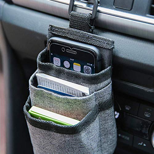 Chris.W Automotive Air Vent Catch All Storage Organizer Car Cell Phone Holder Sunglasses Car Caddy(Grey)