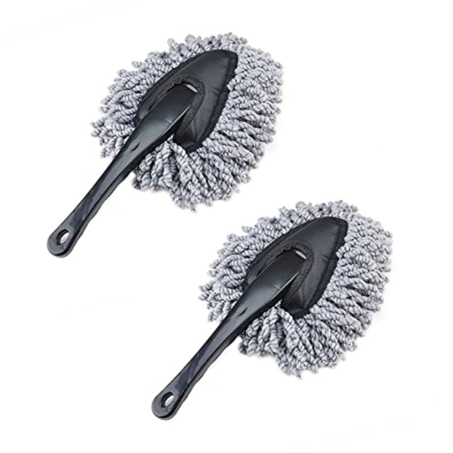 Book Cover IPELY 2 Pack Super Soft Microfiber Car Dash Duster Brush for Car Cleaning Home Kitchen Computer Cleaning Brush Dusting Tool Duster(2 Pack)
