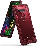 Ringke Fusion-X Designed for LG G8 ThinQ Case Impact Resistant Cover (6.1") 2019 - Ruby Red