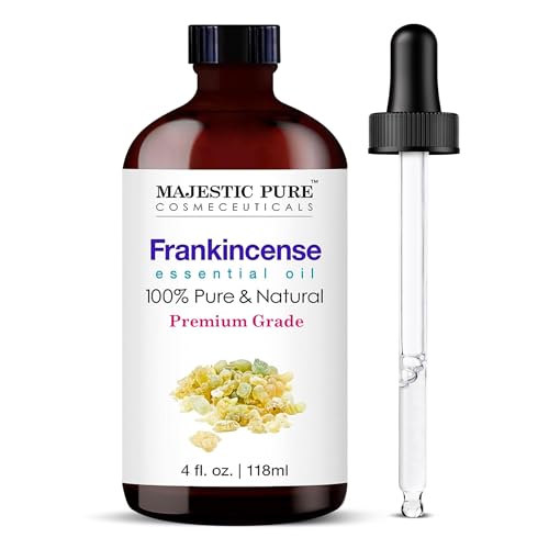 Majestic Pure Frankincense Essential Oil, Pure and Natural, Frankincense Oil, 4 fl. oz.