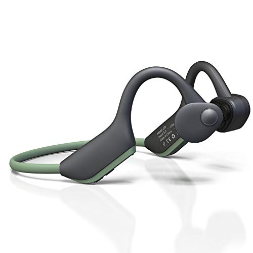 Bone Conduction HeadphonesÂ LOKMAT Bluetooth 5.0 Lightweight Wireless Headphones,Sweat Proof Comfortable Earphones for Running, Cycling,Driving, Working (Green)