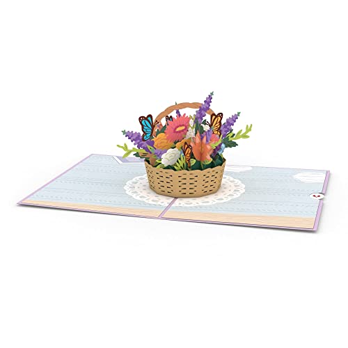 Lovepop Mother's Day Flowers Pop Up Card, 5 X 7”, Mothers Day Gifts, Paper Flower Basket Card, Mothers Day Card