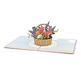 Lovepop Mother's Day Flowers Pop Up Card for Her - 3D Greeting Cards for Women, Wife, Mom - 5" x 7" Card - Blank Notecard and Envelope Included
