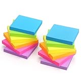 Early Buy Sticky Notes 6 Bright Color 6 Pads Self-Stick Notes 3 in x 3 in, 100 Sheets/Pad
