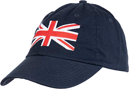 Union Jack Flag | UK United Kingdom Great Britain British Baseball Cap Dad Hat Navy Blue