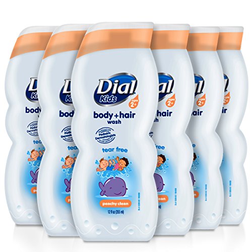 Dial Kids Body & Hair Wash, 12 Fluid Ounces (Pack of 6)