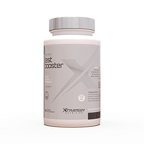 NEW LABEL TEST BOOSTER Endurance Strength XTRATEGY Test Booster Promotes Endurance , Plant-Based Formula, Boosting Testosterone Production in A Natural Way