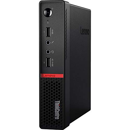 Lenovo ThinkCentre M715Q 2ND GEN - Tiny - 3.2 GHz Ryzen 5 Pro 2400GE Quad-Core - 8GB RAM - 256GB SSD WIN10 Pro Business Desktop with Microtella DisplayPort Cables (256 GB SSD)