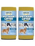 Gonzo Pet Hair Remover - 2 Pack - Lift and Remove Dog, Cat and Other Pet Hair from Furniture, Carpet, Bedding and Clothing