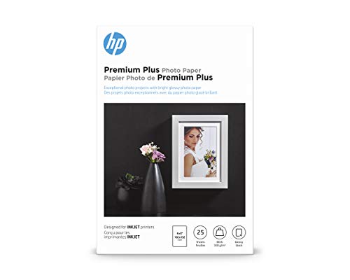 Book Cover Hp Photo Paper | Glossy | 4x6 | 25 Sheets