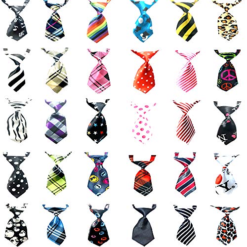 Small Dog Ties Pet Ties-Including 30 Pcs Victorshunshun tfd001 2019 for Dogs Cats and Any Small Pet Beautiful Ties for Cats and Dogs