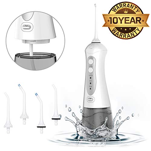 Kayla-ism Professional Portable Cordless Water Flosser, Rechargeable Portable Water Pick Oral Irrigator For Travel And Home, IPX7 Waterproof, 3-Mode for Braces and Implants