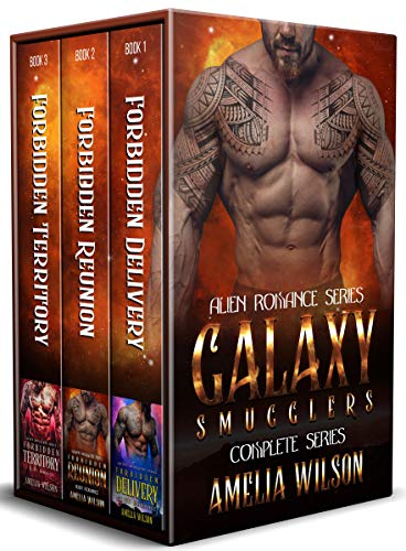 Book Cover Galaxy Smugglers Complete series: Alien Romance Series