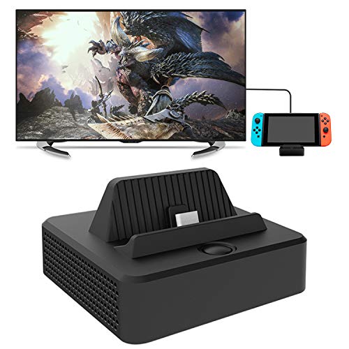 for Nintendo Switch TV Dock Station, Compact Switch to HDMI Adapter, Portable Switch Dock with USB 3.0 Port, Charging Dock Station Cradle for Nintendo Switch Controller