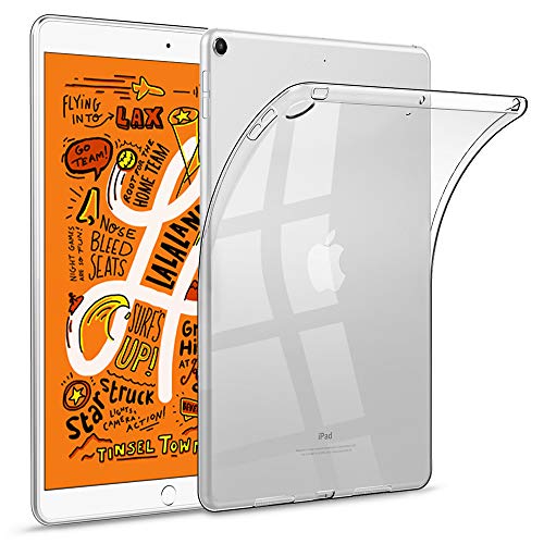 HBorna Soft Clear Case for iPad Mini 5 2019, Slim Lightweight Silicon TPU Back Cover for 7.9" iPad Mini 2019 5th Generation
