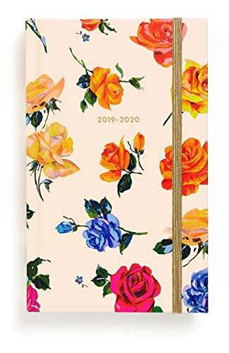 Ban.do 17 Month 2019-2020 Classic Daily Planner with Weekly & Monthly Views, 8.13" x 5.13", Dated August 2019 - December 2020, Coming Up Roses