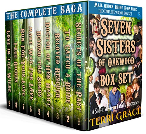 Book Cover The Seven Sisters of Oakwood Boxset: A Sweet Western Family Romance