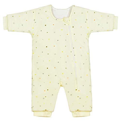BBTKCARE Baby Sleepsuit - Wearable Blanket, 3-6 Months | Warm Onesies for Babies | Blanket Sleeper for Babies Boys and Girls | Baby PJs | Infant Onesie for Winter