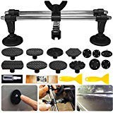 Manelord Auto Body Repair Tool, Car Dent Puller with Upgrade Length Double Pole Bridge Dent Puller for Refrigerator Washing Machine Automobile Dent Removal, Door Dent, Metal Dent Repair
