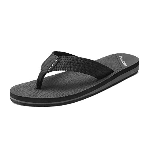 NORTIV 8 Men's Thong Flip Flops Sandals Comfortable Light Weight Beach Sandal