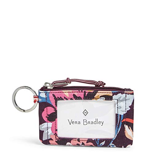 Vera Bradley Women's Lighten Up Zip ID Case Wallet, Black