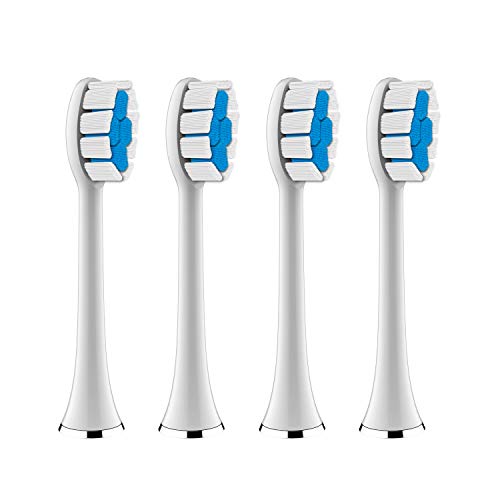 HIEIE Electric Toothbrush Replacement Brush Heads Refill, 4 Count White