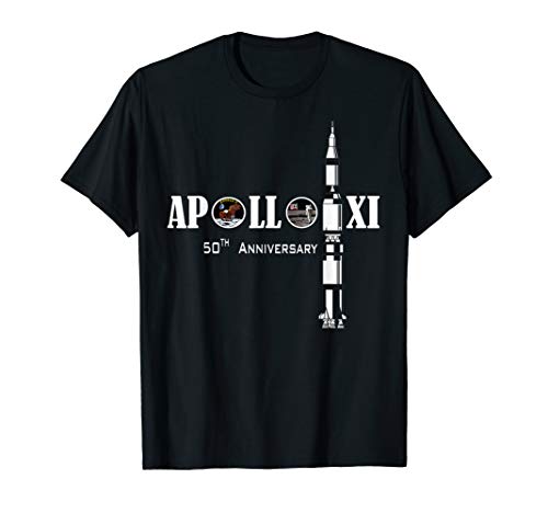 Apollo 11 50th Anniversary 1969 2019 Moon Landing T-Shirt