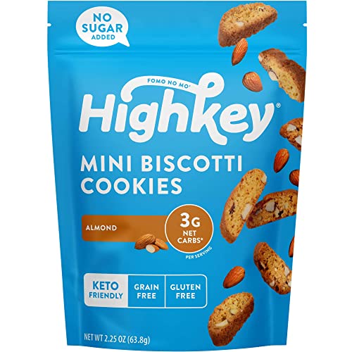 VERSAINSECT to Snacks Low Carb Biscotti Cookies - Grain & Gluten Free Foods - No Sugar Added Treats - Healthy European Dessert Food - Biscuit Cookie - Diabetic, Ketogenic & Paleo Diet Snack - Almond