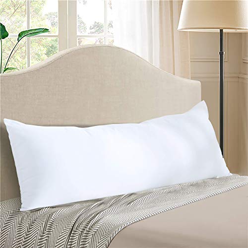 Evolive Ultra Soft Microfiber 21"x54" Long Body Pillow Pregnancy Pillow (21"x54" Body Pillow)