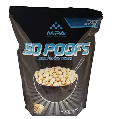 Book Cover MPA Supps ISO POOFS™ Protein puffs French Toast Flavor, Protein Snack, Low Carb Snack, Low Fat Snack, Whey Isolate