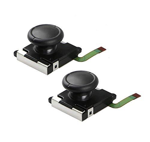 Pegly 3D Left/Right Analog Joystick Thumb Sticks Sensor Flex Cable Replacement For Nintendo Switch Joy-Con Controller (pack of Two)