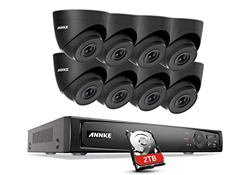 ANNKE Security Camera System HD Cam Waterproof Surveillance System with Night Vision,Clear Distance, Outdoor Indoor Monitor for Home Office