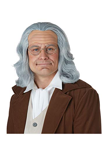 California Costumes Adult Benjamin Franklin Wig