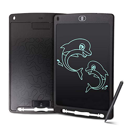 LCD Board Writing Tablet - Sharemore 10 inch Electronic Drawing Doodle Graphics Board for Kids Adults, Digital Handwriting Pads with Smart Stylus & Memory Lock for Home School Office (Black)â€¦