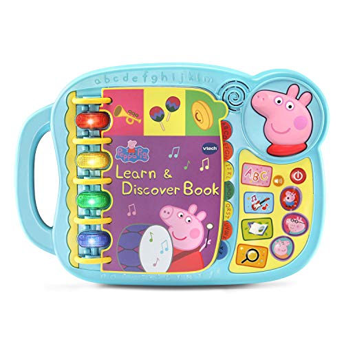 Book Cover VTech Peppa Pig Learn and Discover Book , Blue