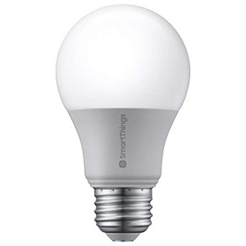 SAMSUNG SmartThings Smart LED Light Bulb for Connected Home | Energy Efficient, Dimmable | Hub Required, Voice Control Compatible with Alexa, Google, or Bixby | Warm White (8ZA-A806ST-Q4R)