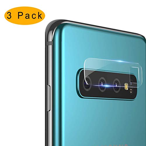 Samsung Galaxy S10 / S10 Plus Camera Lens Protector, 【3PACK】 Camera Lens Tempered Glass Protector Film Camera Lens Protection Compatible for Samsung Galaxy S10 Plus/S10/S10+ (HD, Bubble-Free)