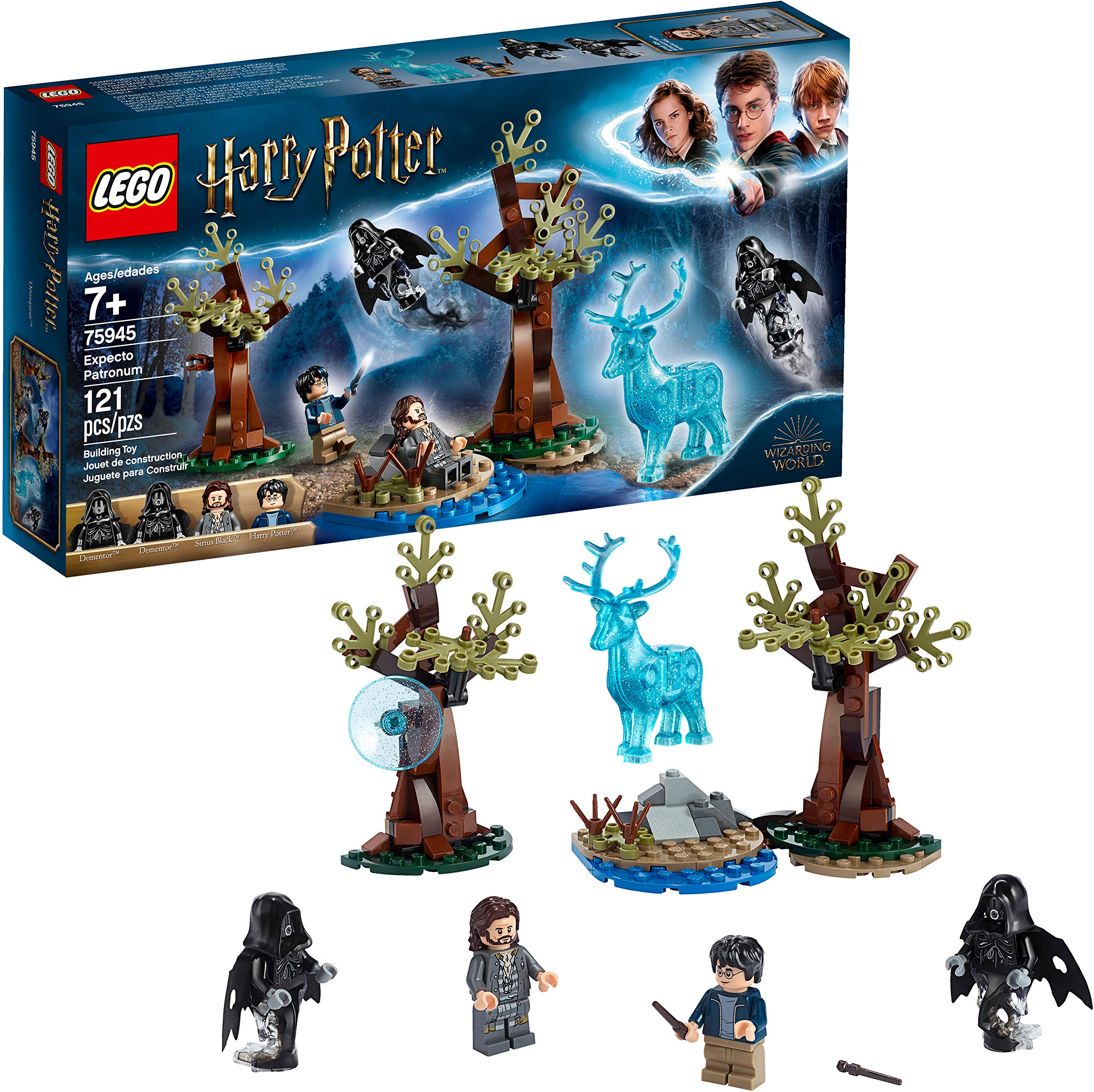 Book Cover LEGO Harry Potter and The Prisoner of Azkaban Expecto Patronum 75945 Building Kit (121 Pieces)