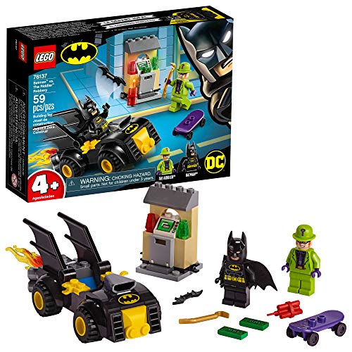 Book Cover LEGO DC Batman: Batman vs. The Riddler Robbery 76137 Building Kit, New 2019 (59 Pieces)